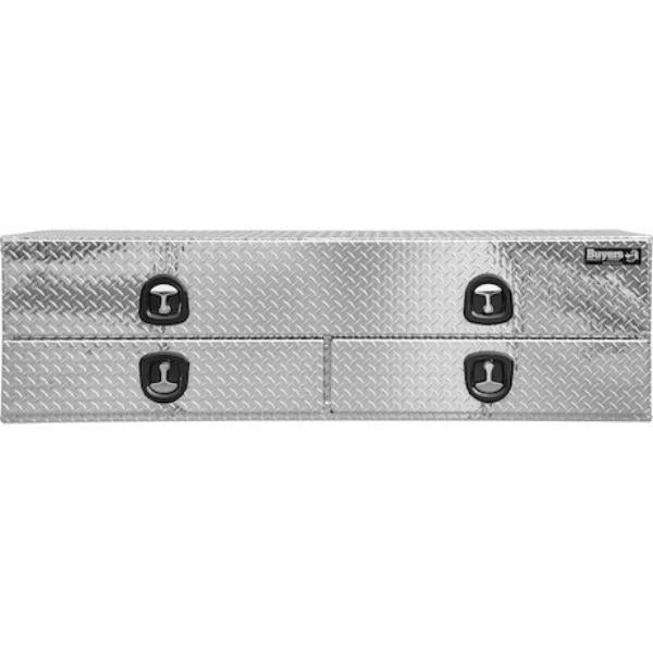Buyers Products 72 Inch Diamond Tread Aluminum Contractor Top Mount Truck Box With Drawers 1701678