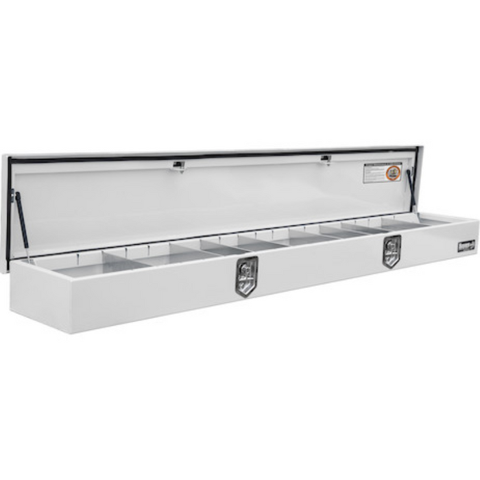 Buyers Products Top Mount Service Body Box 108x20 White 14 Gauge Steel ...