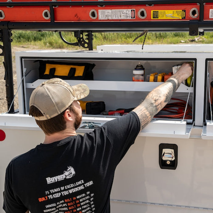 Buyers Products Cabinet Tray For 96 Inch White Steel Topsider Truck Box Model 1702920TRAY