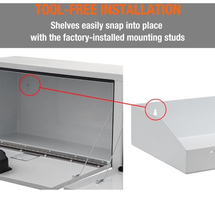 Buyers Products Cabinet Tray For 88 Inch White Steel Topsider Truck Box Model 1702850TRAY