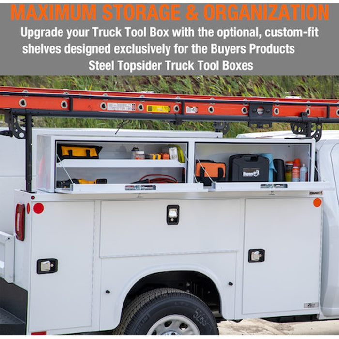 Buyers Products Cabinet Tray For 72 Inch White Steel Topsider Truck Box Model 1702880TRAY