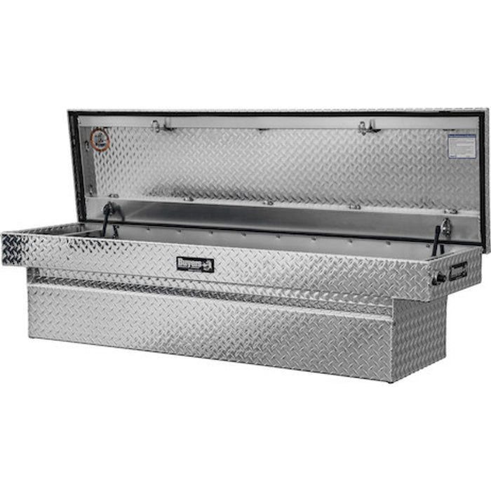 Buyers Products 23x27x71 Inch Diamond Tread Aluminum Crossover Truck Box Model 1709450
