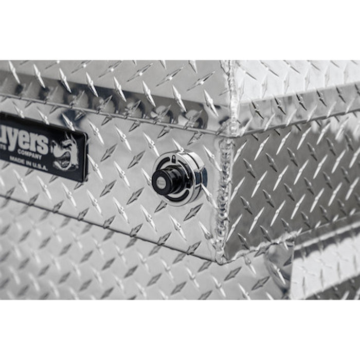 Buyers Products 23x27x71 Inch Diamond Tread Aluminum Crossover Truck Box Model 1709450