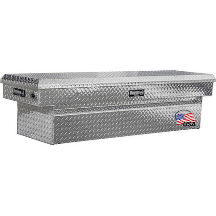 Buyers Products 23x27x71 Inch Diamond Tread Aluminum Crossover Truck Box Model 1709450