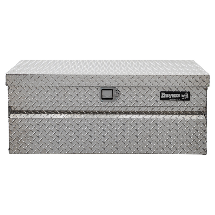 Buyers Products Diamond Tread Aluminum Chest Tool Box for Mid-Size Trucks Model 1712130