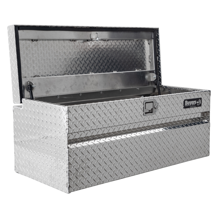 Buyers Products Diamond Tread Aluminum Chest Tool Box for Mid-Size Trucks Model 1712130