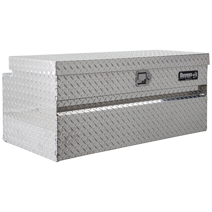 Buyers Products Diamond Tread Aluminum Chest Tool Box for Mid-Size Trucks Model 1712130