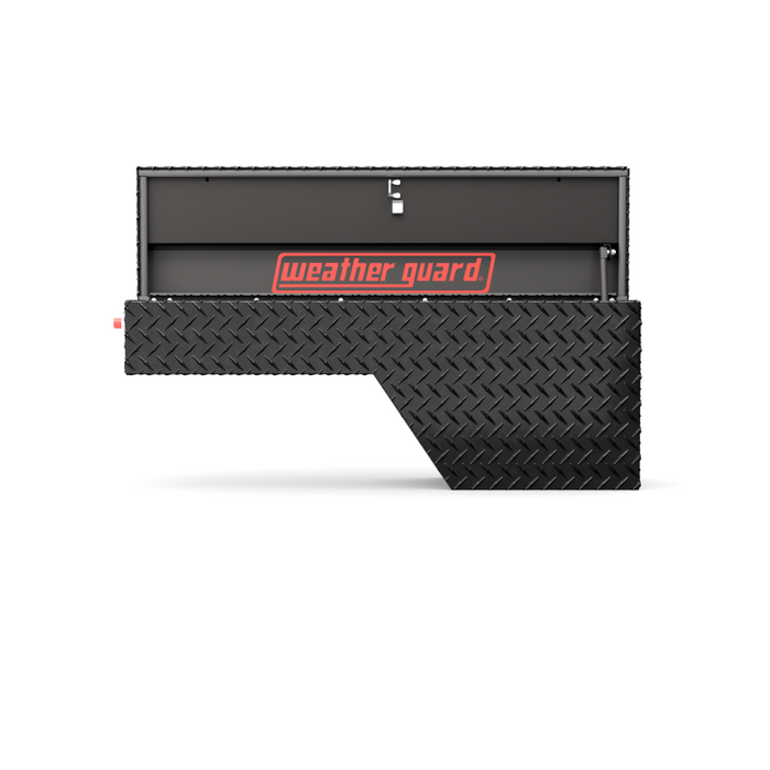 Weather Guard Wheel Well Box Driver Side Gloss Black Aluminum 46.63X15.43X16.4 Model 172-5-04