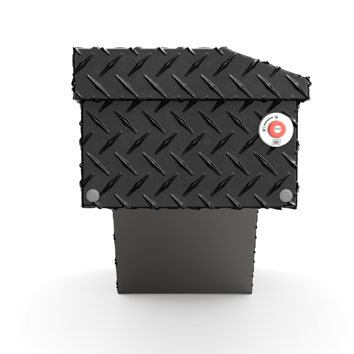 Weather Guard Wheel Well Box Driver Side Gloss Black Aluminum 46.63X15.43X16.4 Model 172-5-04