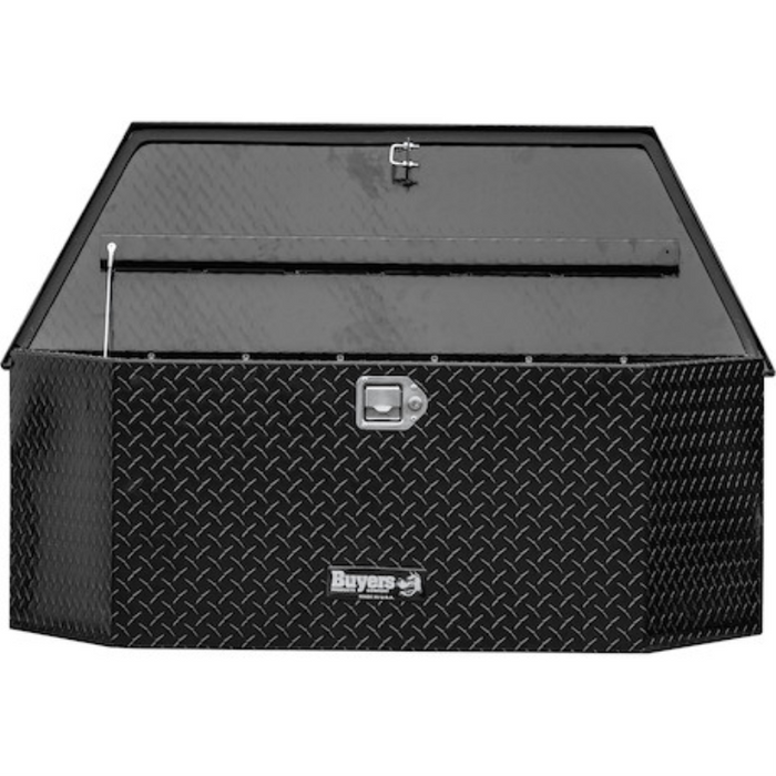 Buyers Products 35 Inch Wide Gloss Black Diamond Tread Aluminum Trailer Tongue Truck Box Model 1721383