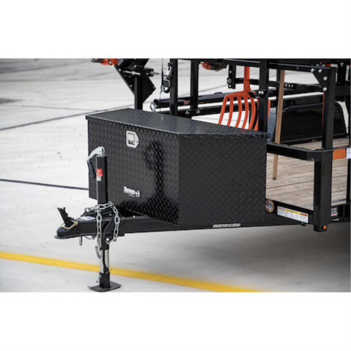Buyers Products 35 Inch Wide Gloss Black Diamond Tread Aluminum Trailer Tongue Truck Box Model 1721383