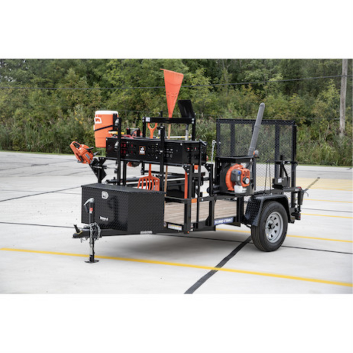 Buyers Products 35 Inch Wide Gloss Black Diamond Tread Aluminum Trailer Tongue Truck Box Model 1721383