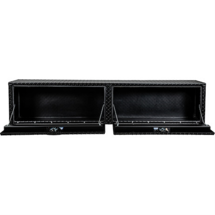 Buyers Products 18x16x90 Textured Matte Black Diamond Tread Aluminum Topsider Truck Box Model 1722565