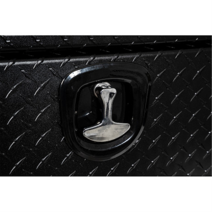 Buyers Products 18x16x90 Textured Matte Black Diamond Tread Aluminum Topsider Truck Box Model 1722565