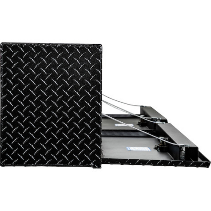 Buyers Products 18x16x90 Textured Matte Black Diamond Tread Aluminum Topsider Truck Box Model 1722565