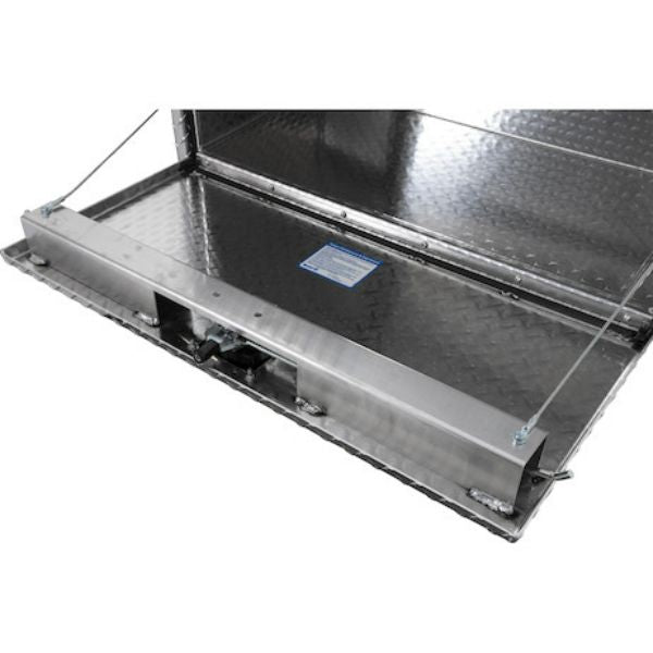 Buyers Products 18x18x48 Inch Diamond Tread Aluminum Underbody Truck Box with 3-Point Latch Model 1735110