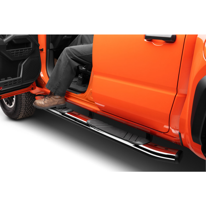 Go Rhino 5" OE Xtreme Composite Step Nerf Bars with Mounting Brackets Kit Model 685443280CC