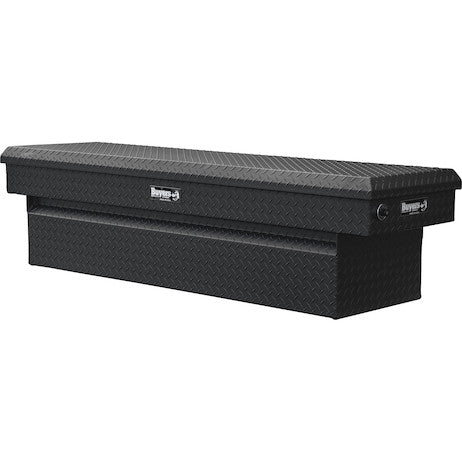 Buyers Products 18x20x71 Inch Textured Matte Black Diamond Tread Aluminum Crossover Truck Tool Box Model 1739435