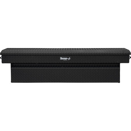 Buyers Products 18x20x71 Inch Textured Matte Black Diamond Tread Aluminum Crossover Truck Tool Box Model 1739435