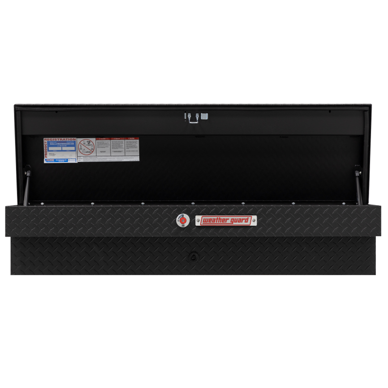 Weather Guard Side Mount Tool Box Textured Matte Black Aluminum 56X17X ...