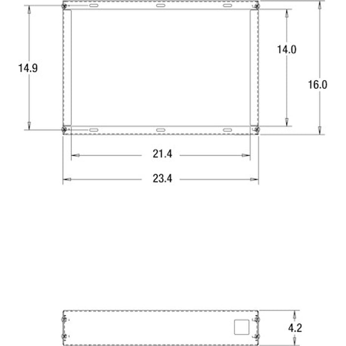 Buyers Products 24-Inch Heavy Duty Universal Smooth Aluminum Toolbox Top Tray Model 1744149