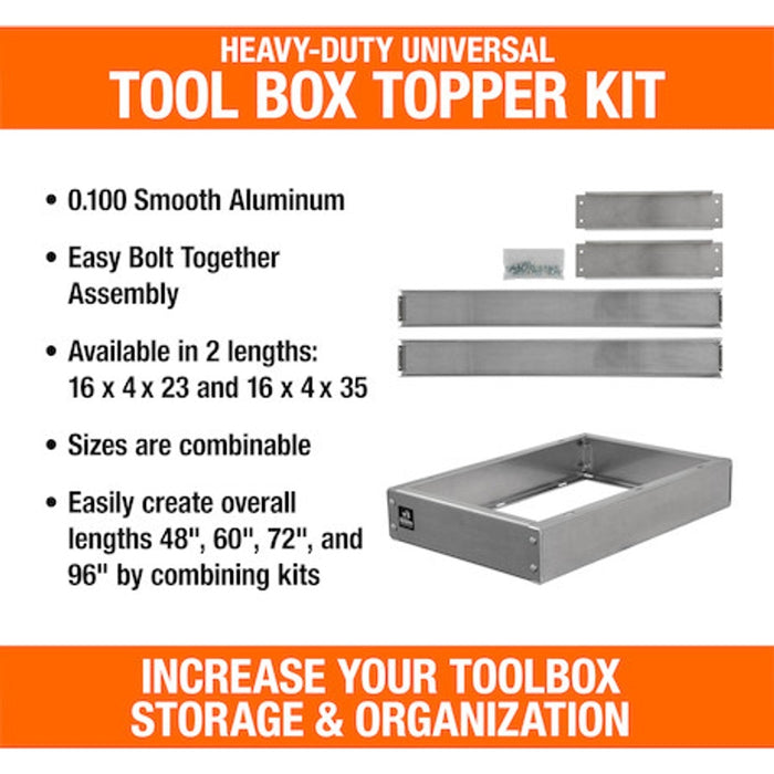 Buyers Products 36-Inch Heavy Duty Universal Smooth Aluminum Toolbox Top Tray Model 1744154