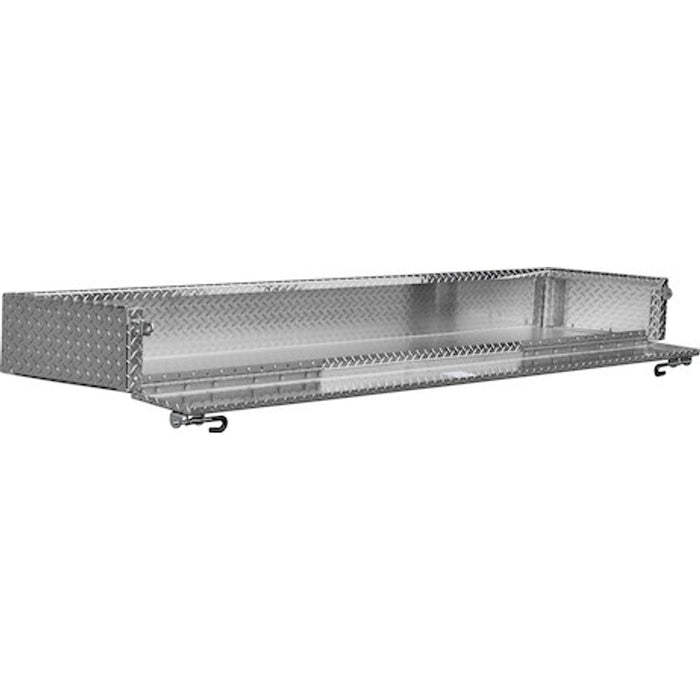 Buyers Products Heavy-Duty Diamond Tread Open-Top Cargo Basket 9.5x18x96 Model 1744196