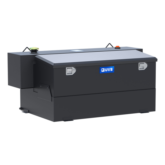 UWS Matte Black Hammerhead-Style 100-Gallon Steel-Aluminum Combo