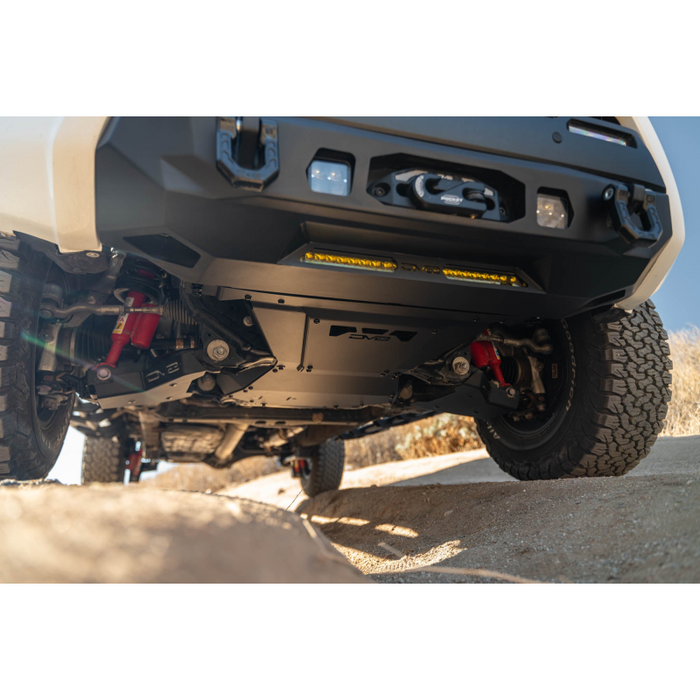 DV8 Offroad 2024-2026 Toyota Tacoma, Land Cruiser Rear Belly Skid Plate Model SPTT1-09