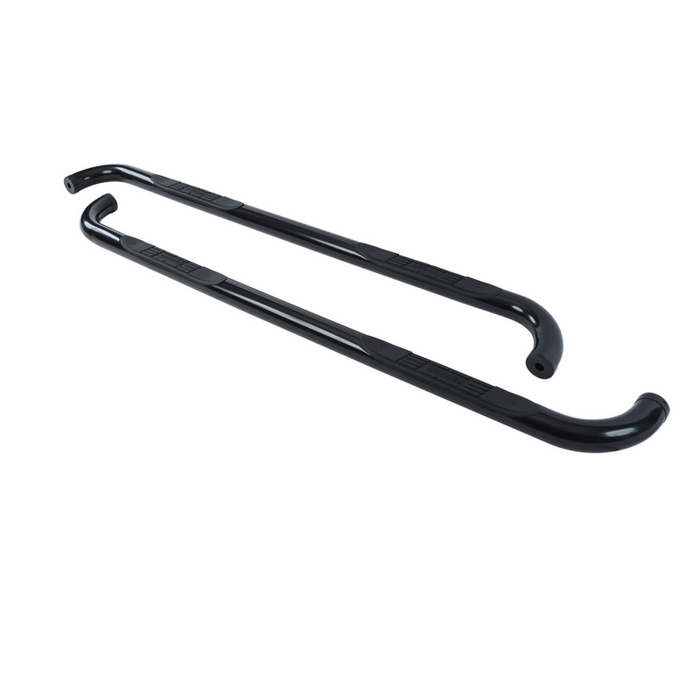 Go Rhino 4000 Series Step Nerf Bars with Mounting Brackets Kit Black Powder Coat Model 4045B