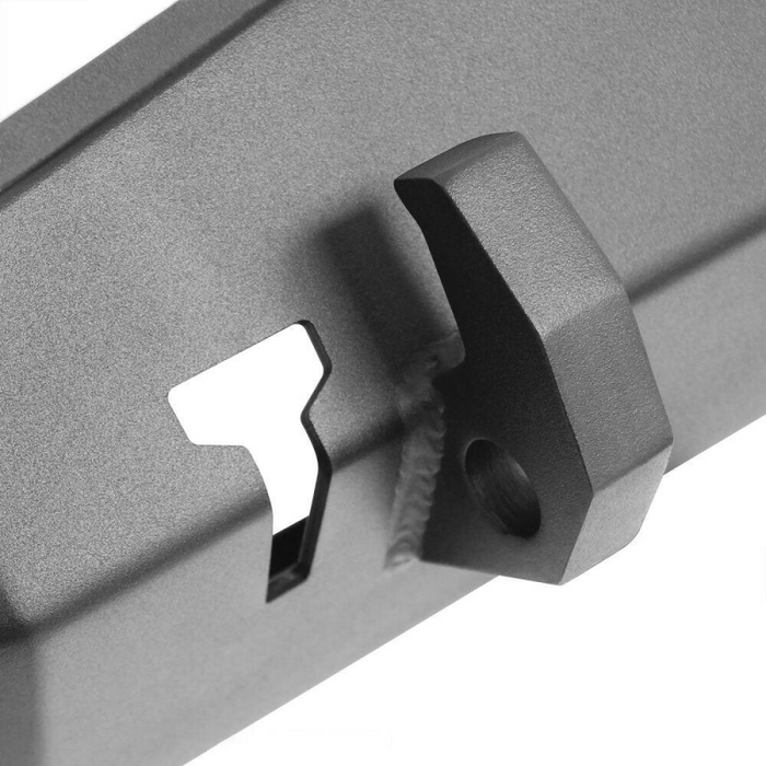 Westin WJ2 Stubby Front Bumper Steel Textured Black Model 59-80065