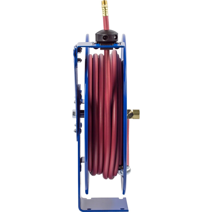 Coxreels SH Series Heavy Duty Spring Driven Hose Reel 1/4 in. x 40 ft. - Hose Included 5000 PSI Model HP-N-140