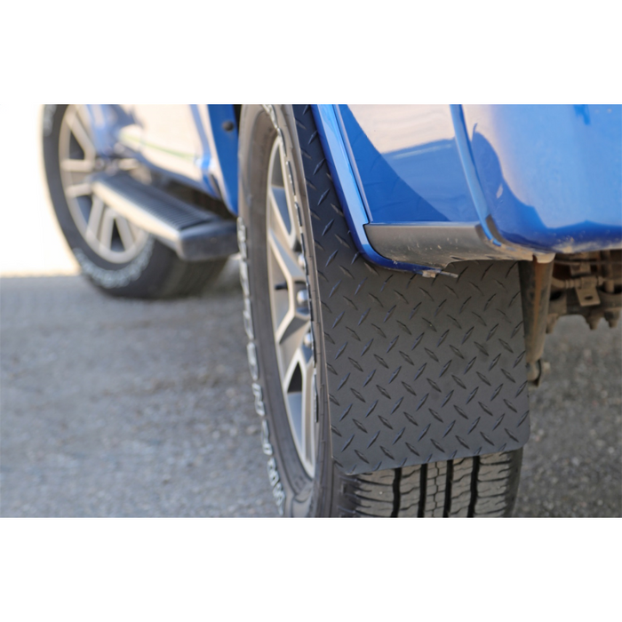 Dee Zee BlackTread Aluminum Mud Flaps Model DZ1808TB