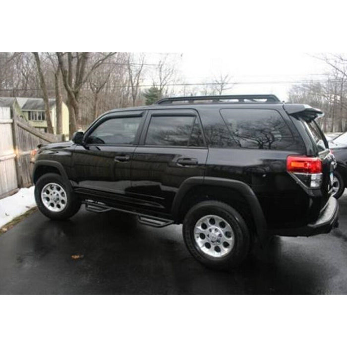 N-Fab Side Steps Wheel To Wheel Textured Black Steel Model T0260R