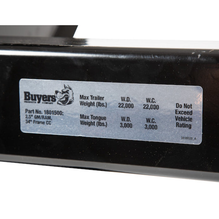 Buyers Products Class 5 Hitch Receivers with 2-1/2 Inch Receiver Tubes Model 1801500