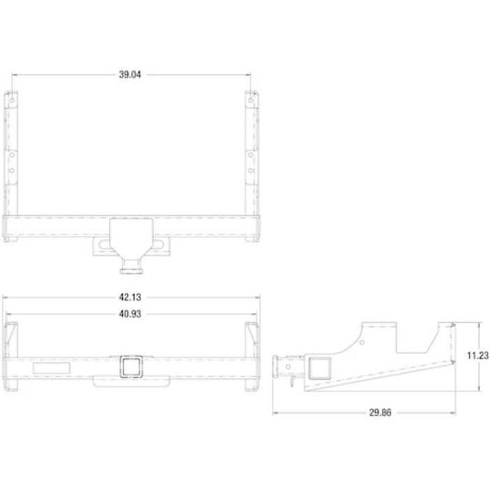 Buyers Products Class 5 Hitch Receivers with 2-1/2 Inch Receiver Tubes Model 1801505