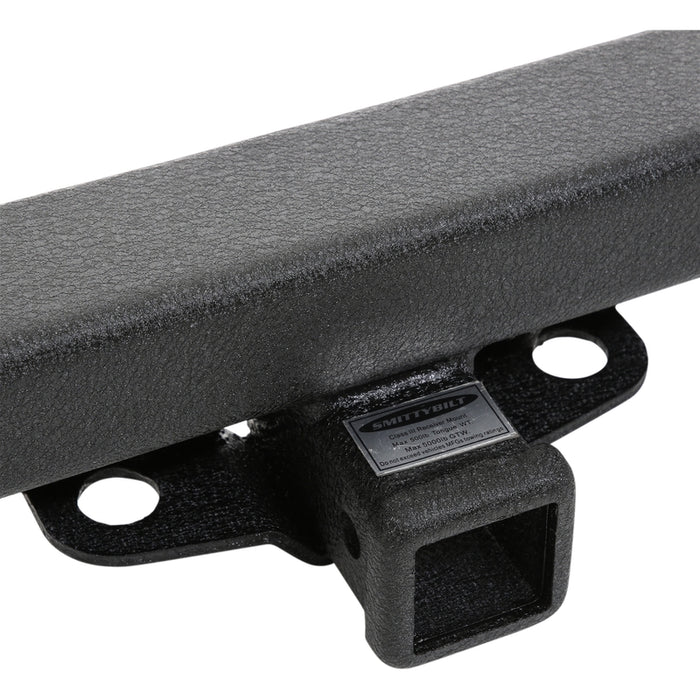 Smittybilt SRC Classic Rear Bumper W/ D-Rings, Hitch & Tire Carrier - Model 76651D