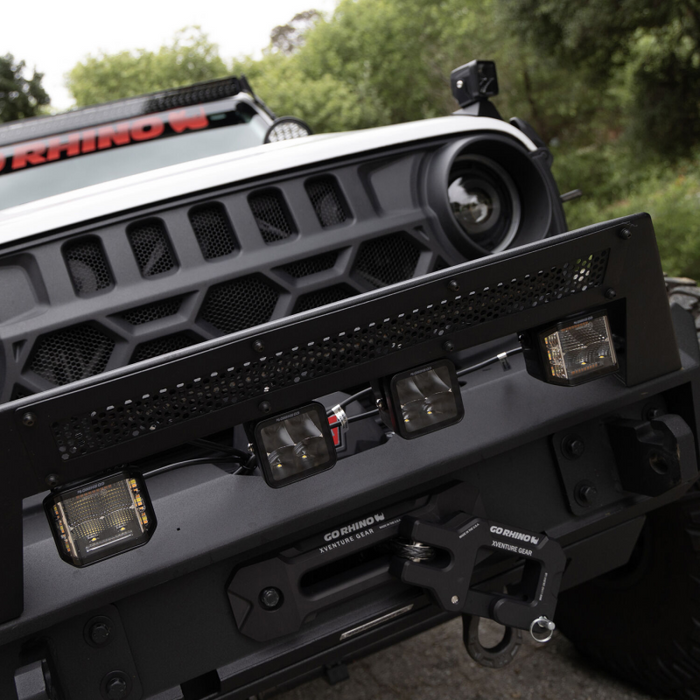 Go Rhino Xplor Blackout Series Spot 3x3 Cube Lights Model 750400321SCS