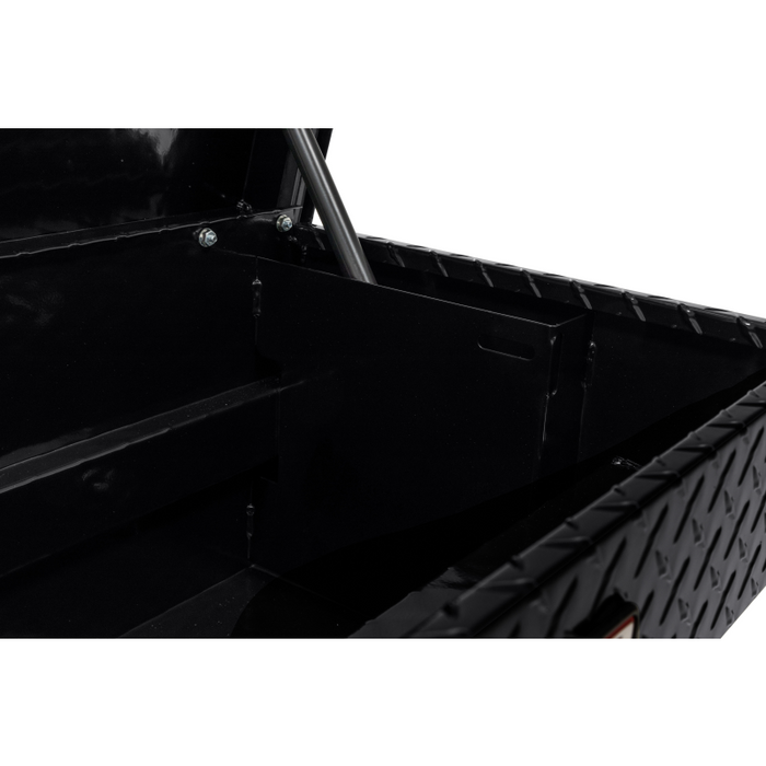 Weather Guard Side Mount Tool Box Gloss Black Aluminum 41X17X13 Model 184-5-04