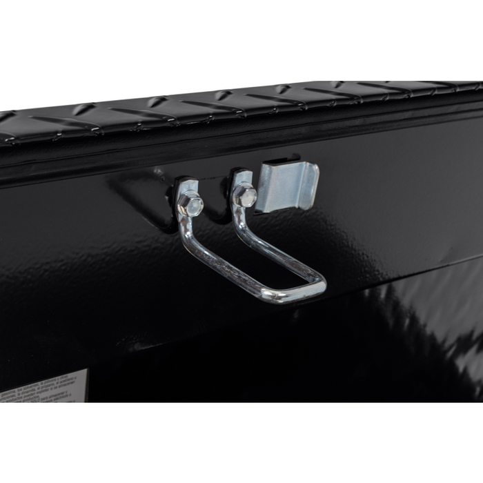 Weather Guard Side Mount Tool Box Gloss Black Aluminum 41X17X13 Model 184-5-04