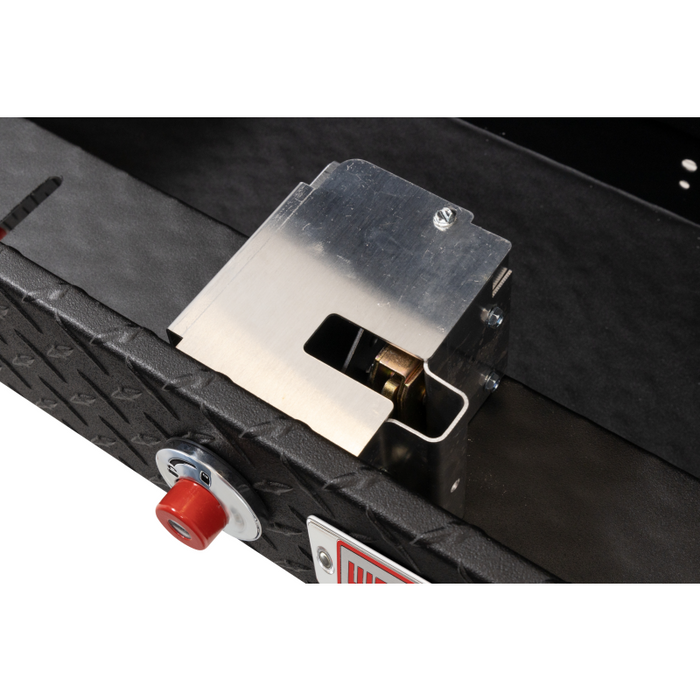 Weather Guard Side Mount Tool Box Textured Matte Black Aluminum 41X17X13 Model # 184-52-04