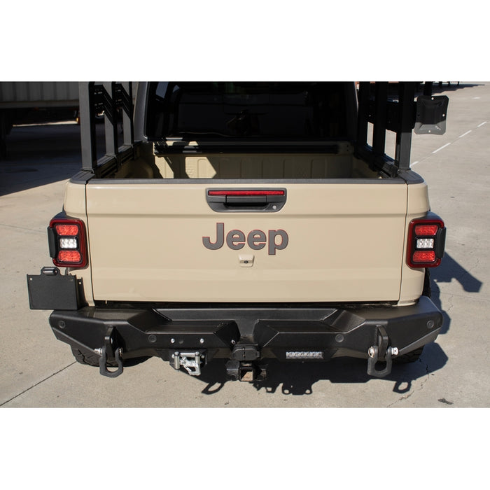 Smittybilt XRC Gen 3 Rear Winch Bumper – Textured Black (20+ JT) – 79868 Model 79868