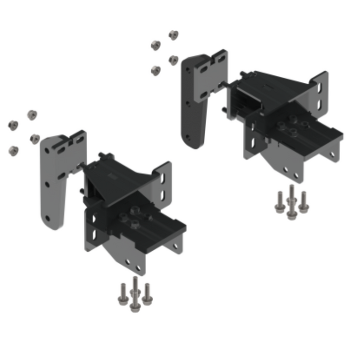 Ex-Guard Kit Extreme-Duty Full-Height Coverage Black Grille Guard Kit w/ Mounting Bracket Model FX-50BG3-FD2517-MB-17FX-FD25