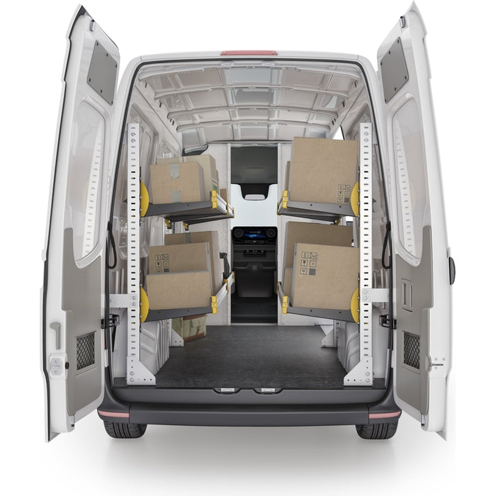 Ranger Design Delivery Van Shelving Package for Mercedes Sprinter High Roof 144" Wheelbase Model DHS-19