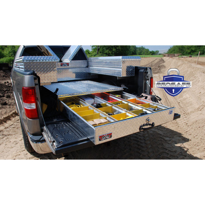 Brute 30" X 9.5" X 48" X W/ Diamond Tread, Bed Safe Roller Drawer Box Model HBS307