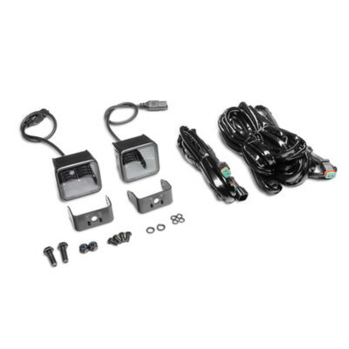 Go Rhino Blackout Series 2x2 LED Cube Flood Lights Model 750200321FCS