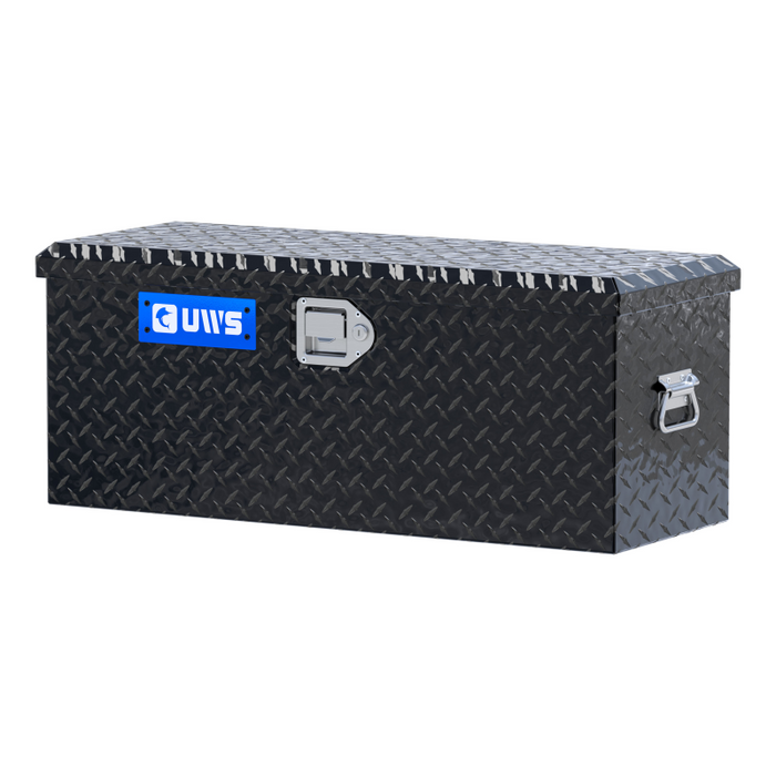 UWS Gloss Black Aluminum ATV Tool Box Model ATV-BLK