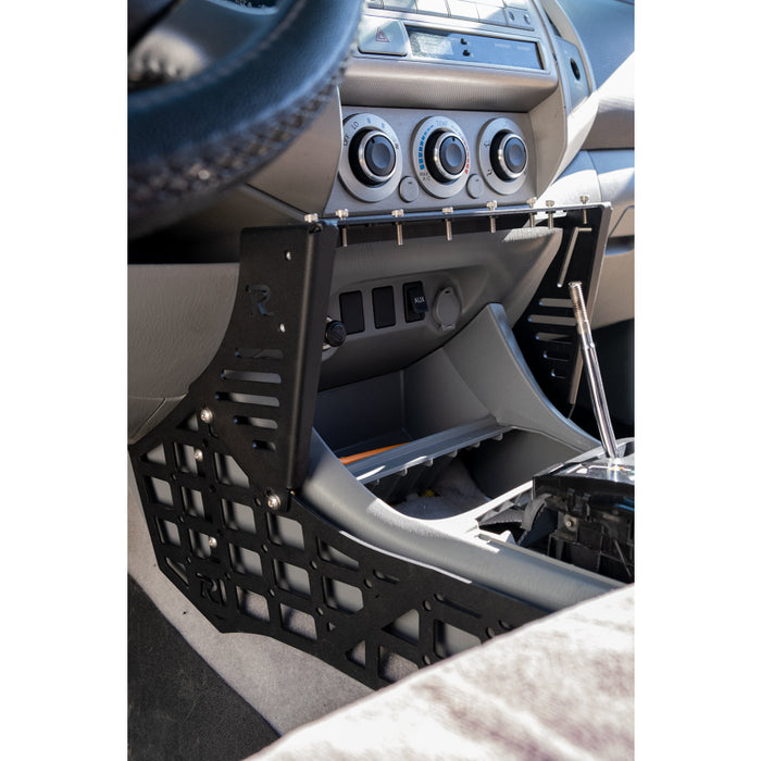 Rago Fabrication 2005-2015 2nd Gen Toyota Tacoma Center Console Molle Storage Panel Model R0515TTACCMP-P
