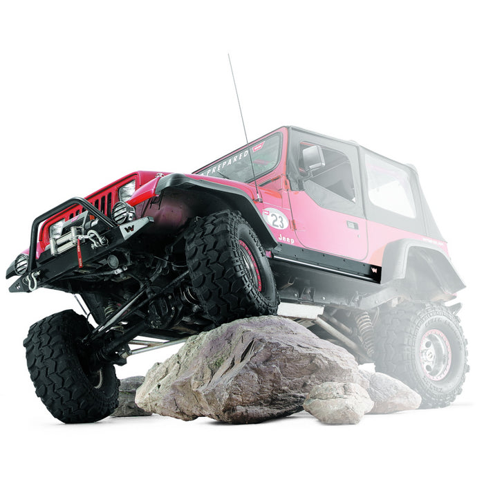 Warn Rock Sliders Jeep Tj Model 63002