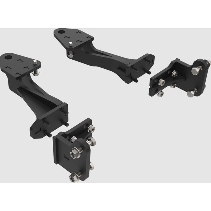 Ex-Guard Extreme-Duty Full-Height Coverage Black Grille Guard Kit w/ Mounting Bracket Model HX-50BG3-RM1519-KIT